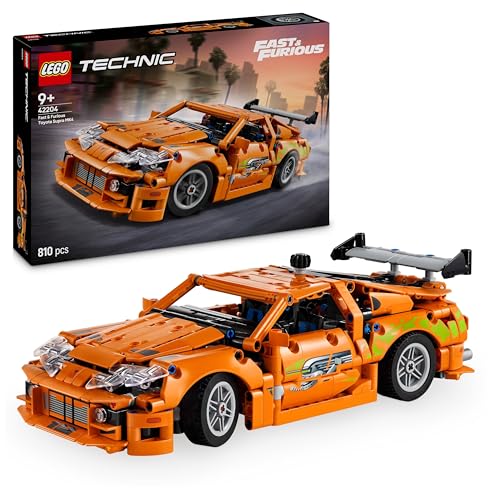 LEGO Technic Fast and Furious Toyota Supra MK4 - Spielzeug Auto - Mit 6-Zylinder-Motor & aufklappbaren Türen - Modell Set für Jungen und Mädchen ab 9 Jahren - Geschenkidee zum Geburtstag 42204 von LEGO