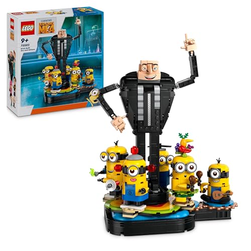 LEGO Ich – Einfach unverbesserlich 4 Gru und die Minions Steinen, tanzende Spielzeug-Filmfiguren zum Bauen, Spielen und Ausstellen, Geschenk für Jungen und Mädchen 75582 LEGO Ich – Einfach unverbesserlich 4 Gru und die Minions Steinen, tanzende Spielzeug-Filmfiguren zum Bauen, Spielen und Ausstellen, Geschenk für Jungen und Mädchen 75582 von LEGO