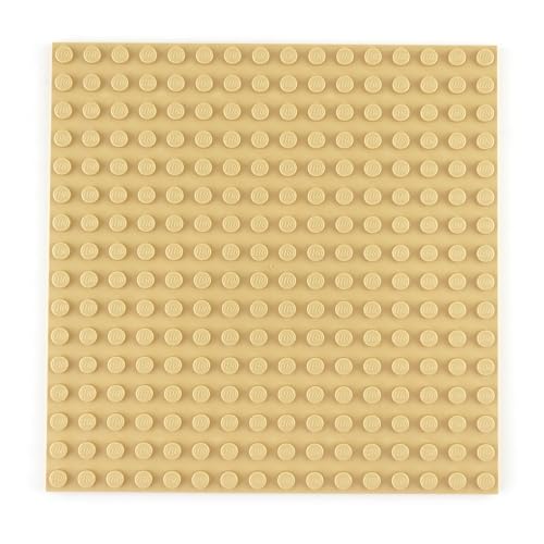 Lego® City Friends Basic Classic - 16x16 Bauplatten 91405 in Hellbeige - 2 Stück - Klassische Bauplatten für Lego® Häuser und kreative Bauprojekte - Ideal für Lego® City Konstruktionen von LEGO