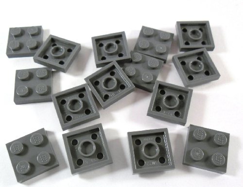 Lego 3022 BRICKS – Bügeleisen 2 x 2 Türen anthrazit Neu, dunkel grau, 15 Stück von LEGO
