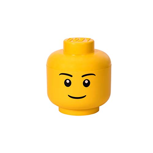 Lego 4032 40321724 Aufbewahrungskopf, Junge, Gelb, Large von Room Copenhagen