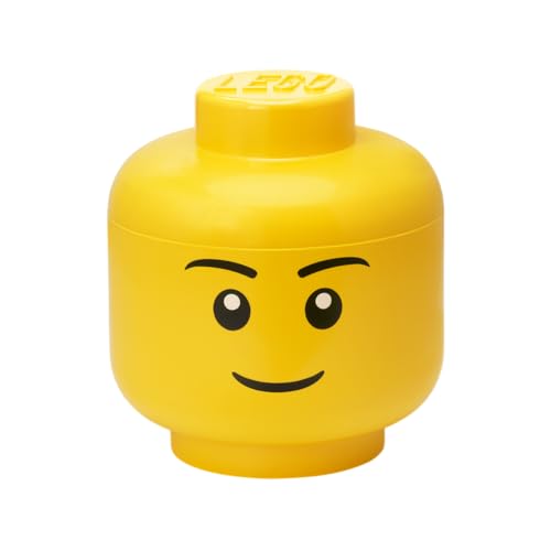 Lego 4032 40321724 Aufbewahrungskopf, Junge, Gelb, Large von Room Copenhagen