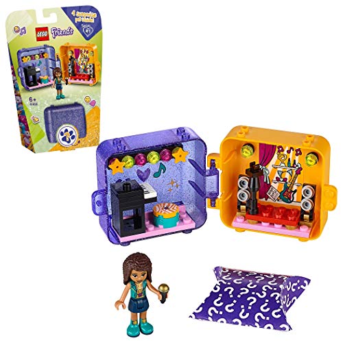 Lego 41400 Friends Andreas magischer Würfel - Sängerin, Mini-Spielset mit Mini-Puppe und Überraschungstier von LEGO Friends