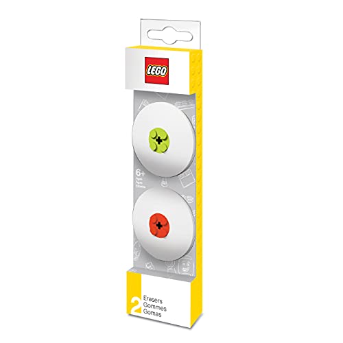 Lego 51519 - Radierer 2er Pack, grün/rot von LEGO