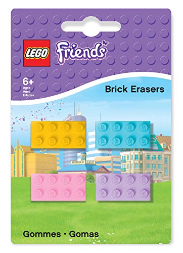 Lego 51608 - Friends Radierer Baustein, 4 Stück Lego 51608 - Friends Radierer Baustein, 4 Stück von LEGO
