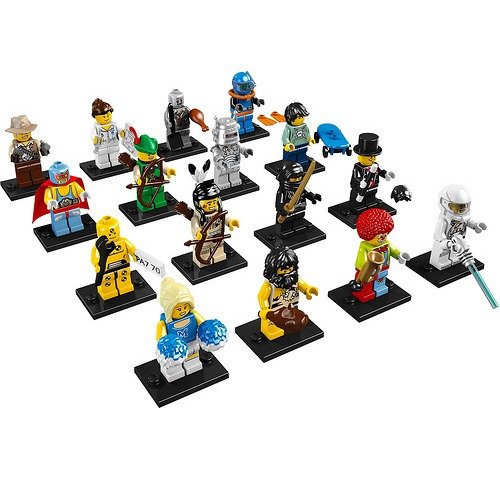 Lego 8683 Minifigures Series 1 - Complete Set of 16 by LEGO von LEGO