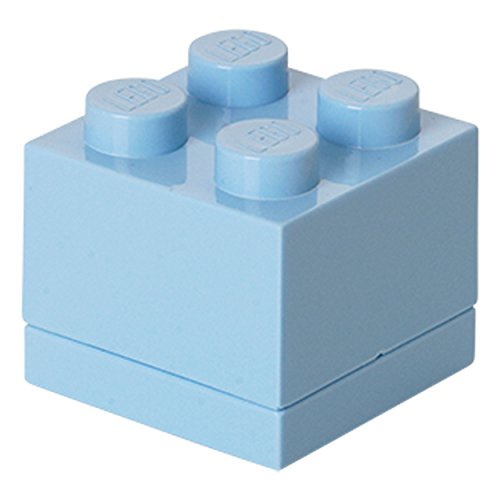 Lego Box 4, Mini Lego Box mit 4 Knöpfen, Snack Box, Blau, 4,6 x 4,6 x 4,3 cm Lego Box 4, Mini Lego Box mit 4 Knöpfen, Snack Box, Blau, 4,6 x 4,6 x 4,3 cm von Room Copenhagen