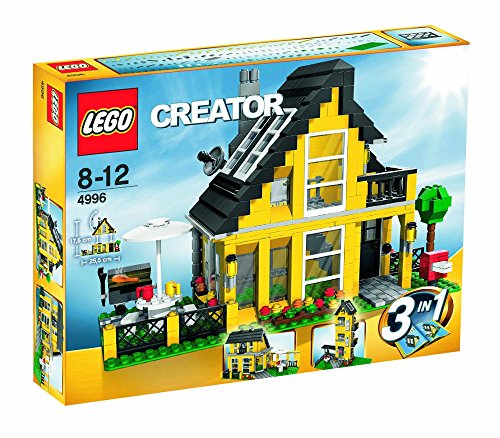 Lego Creator 4996 - Ferienhaus - 3-in-1 Bauset für Kreativen BAU- und Spielspaß – Traumhaftes Ferienhaus mit Zubehör für Abenteuerliche Szenen Lego Creator 4996 - Ferienhaus - 3-in-1 Bauset für Kreativen BAU- und Spielspaß – Traumhaftes Ferienhaus mit Zubehör für Abenteuerliche Szenen von LEGO