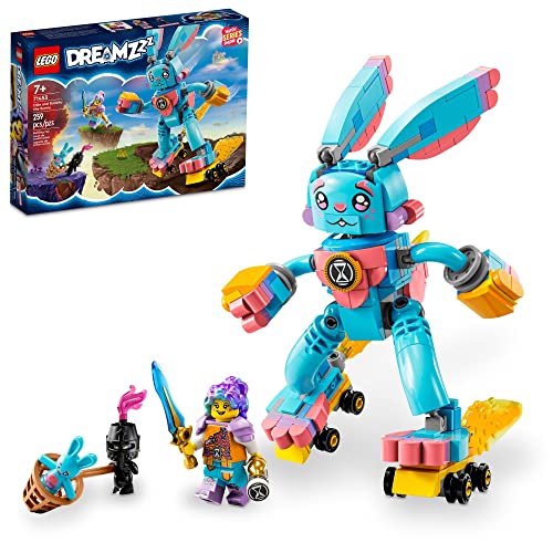 LEGO DREAMZzz Izzie and Bunchu The Bunny 71453 Building Toy Set, 2 Ways to Build Bunchu The Bunny, Includes Grimspawn and Izzie Minifigure, Gift for Kids Ages 7+ and Fans of DREAMZzz Show von LEGO