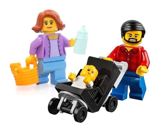 Lego Familienspaß im Park Minifiguren Mama, Papa & Baby mit Kinderwagen ab 60134 von LEGO