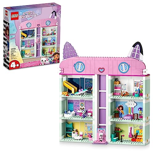 Lego Gabby's Dollhouse 10788 Bauspielzeug Set, 8-Zimmer-Spielhaus mit purrfect Details und beliebten Charakteren aus der Show, darunter Gabby, Pandy Paws, Cakey und Mercat, Kinderspielzeug ab 4 Jahren Lego Gabby's Dollhouse 10788 Bauspielzeug Set, 8-Zimmer-Spielhaus mit purrfect Details und beliebten Charakteren aus der Show, darunter Gabby, Pandy Paws, Cakey und Mercat, Kinderspielzeug ab 4 Jahren von LEGO