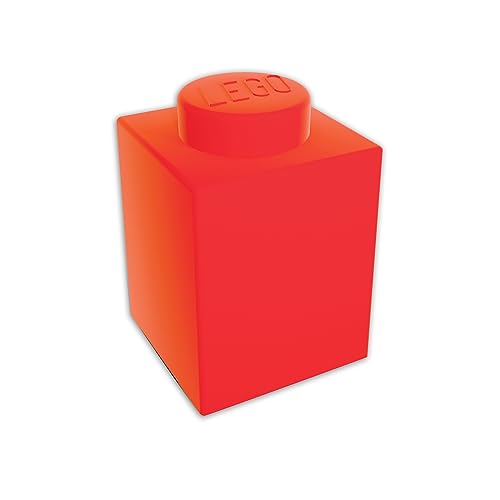 Lego Iconic 1x1 Silikon Ziegel Nachtlicht - 15 Minuten Auto-Off-Funktion - Inklusive 3 x AAA Batterien - Rot Lego Iconic 1x1 Silikon Ziegel Nachtlicht - 15 Minuten Auto-Off-Funktion - Inklusive 3 x AAA Batterien - Rot von IQ