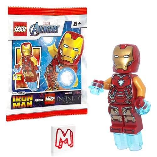Lego Marvel Super Heroes Avengers Endgame Minifigure - Iron Man Mark 85 Armor (with Blasters) 76131 von Hakdsy