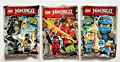 Lego Ninjago Movie 2017 - Set limitierte Figuren Jay + Cole + Kai Lego Ninjago Movie 2017 - Set limitierte Figuren Jay + Cole + Kai von LEGO