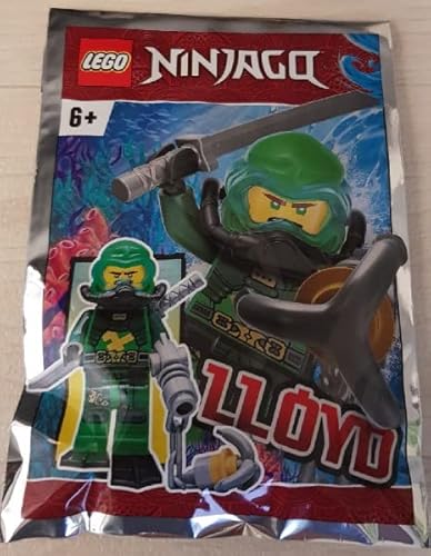 Lego Ninjago Scuba Lloyd Minifigur #8 Foil Pack Set 892286 (Beutel) von LEGO