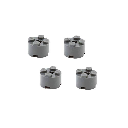 Lego Parts: Brick, Round 2 x 2 (PACK of 4 - DBGray) von LEGO