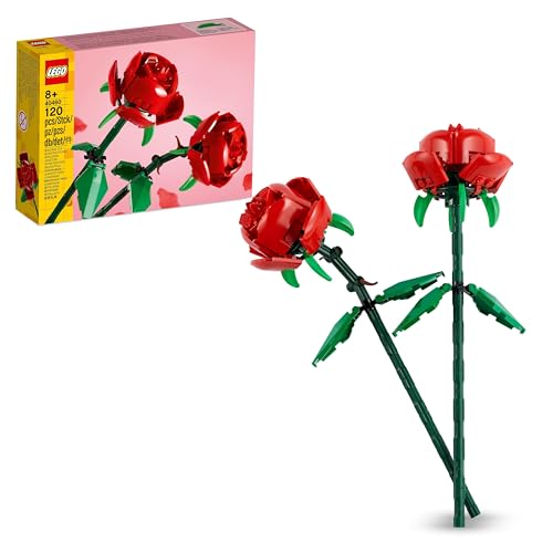 LEGO Botanicals Rosen - Kunstblumen Set - Kompatibel mit Blumensträußen als Kinderzimmer- oder Schreibtisch-Deko - Geschenk für Mädchen und Jungen - Botanik Kollektion 40460 LEGO Botanicals Rosen - Kunstblumen Set - Kompatibel mit Blumensträußen als Kinderzimmer- oder Schreibtisch-Deko - Geschenk für Mädchen und Jungen - Botanik Kollektion 40460 von LEGO
