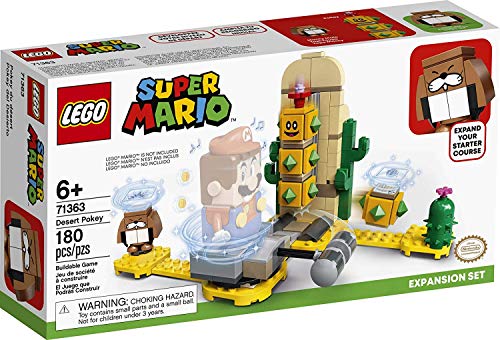 Lego Super Mario Desert Pokey Erweiterungsset 71363 Bausatz; Spielzeug für kreative Kids zum Kombinieren mit den Super Mario Abenteuern mit Mario Starterkurs (71360) Spielset, Neu 2020 (180 Teile) von Nintendo