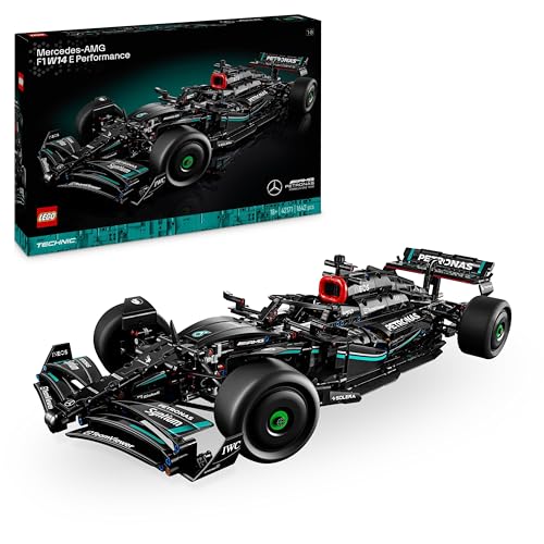 LEGO Technic Mercedes-AMG F1 W14 E Performance Set für Erwachsene, Maßstabsgetreuer Rennwagen Modellbausatz, Sammlerstücke für Zuhause oder Büro, Formel 1 Geschenke für Männer, Frauen 42171 LEGO Technic Mercedes-AMG F1 W14 E Performance Set für Erwachsene, Maßstabsgetreuer Rennwagen Modellbausatz, Sammlerstücke für Zuhause oder Büro, Formel 1 Geschenke für Männer, Frauen 42171 von LEGO