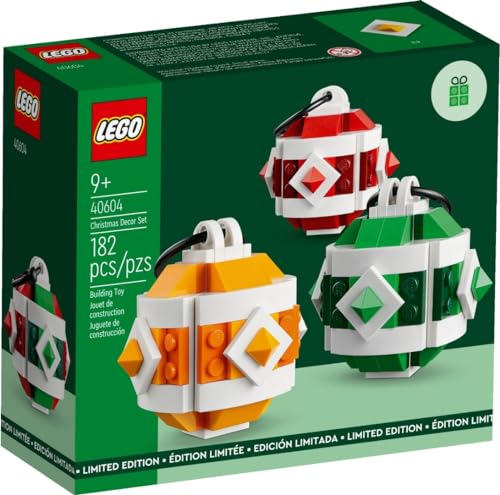 MPO Lego 40604 Christbaumkugel-Set Weihnachtsdekoration 3 Kugeln von LEGO