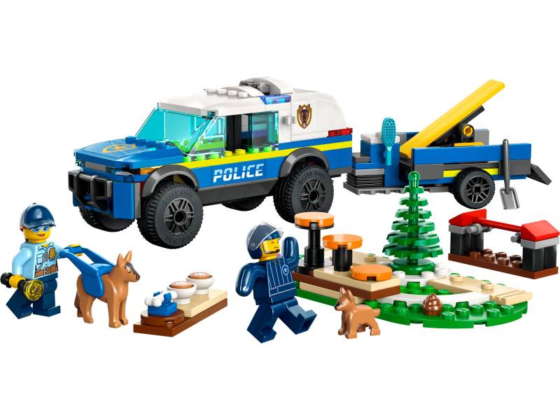 Mobiles Polizeihunde-Training von LEGO
