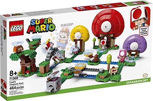 LEGO 71368 Super Mario Toad's Treasure Hunt Erweiterungsset, baubares Spiel von LEGO