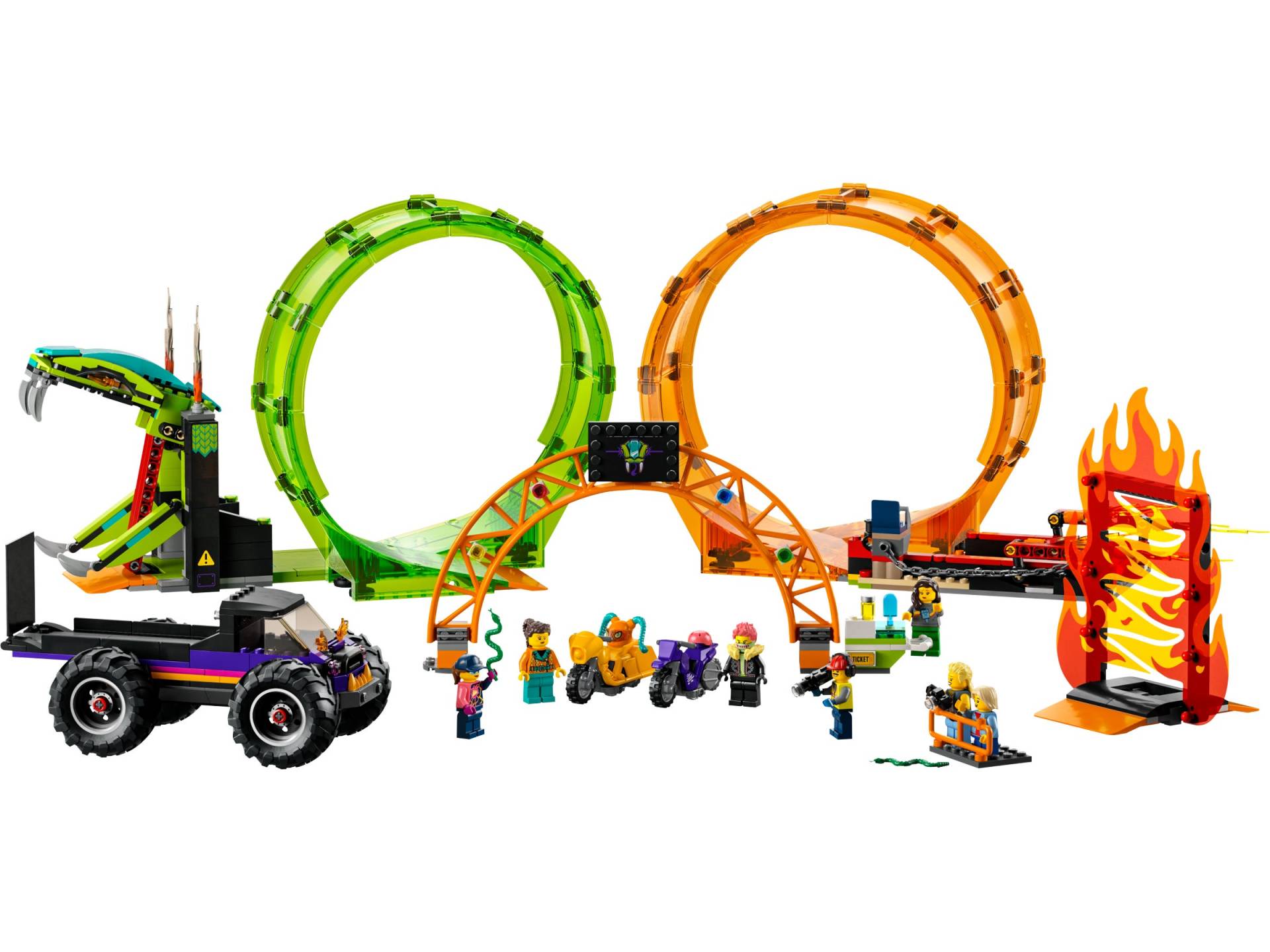 Stuntshow-Doppellooping von LEGO