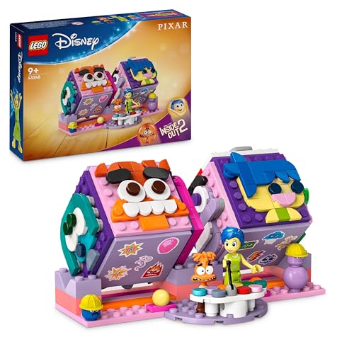 LEGO ǀ Disney Alles Steht Kopf 2 Stimmungswürfel von Pixar, Bauset zum Film für Kinder mit den Charakteren Freude und Zweifel, Baukasten zum Bauen und Spielen, Geschenk für Mädchen und Jungen 43248 LEGO ǀ Disney Alles Steht Kopf 2 Stimmungswürfel von Pixar, Bauset zum Film für Kinder mit den Charakteren Freude und Zweifel, Baukasten zum Bauen und Spielen, Geschenk für Mädchen und Jungen 43248 von LEGO