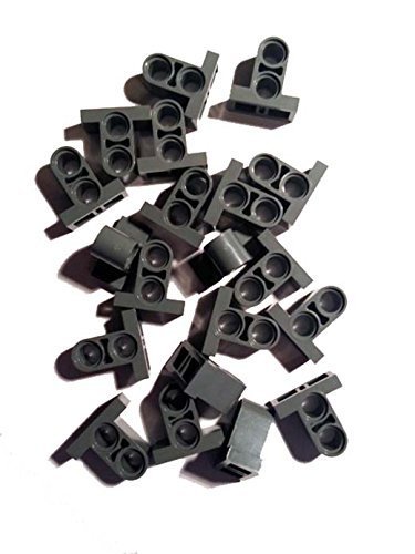 Technic, Pin Connector Plate 1 X 2 X 1 2/3 with 2 Holes, Set of 20, Dark Bluish Grey by BrickheadCFO von LEGO