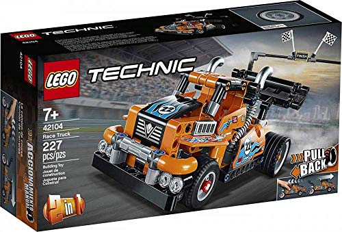 Technic Lego 42104 - Pull-Back - Race Truck Dragster (227 Teile) von Technic