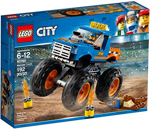 Unbekannt Lego City Great Vehicles Monster Truck 60180 Baukit (192-teilig) City Great Vehicles Monster Truck (192-teilig) von LEGO