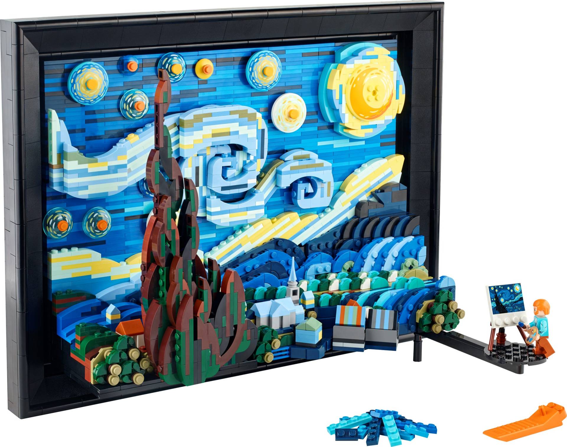 Vincent van Gogh – Sternennacht von LEGO