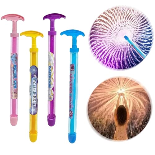 Feuerwerks Wasserpistole, 4 Stücks Romantische Feuerwerks Water-Squirter, Wasserspritzpistolen für Kinder Erwachsene, Wassersprühspielzeug im Feuerwerksstil für Strandpool und Partys Feuerwerks Wasserpistole, 4 Stücks Romantische Feuerwerks Water-Squirter, Wasserspritzpistolen für Kinder Erwachsene, Wassersprühspielzeug im Feuerwerksstil für Strandpool und Partys von LEGQYJK