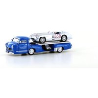 LEGRAND LE87312 H0 / 1:87 MB Renntransporter + 300 SLR J.M. Fangio 658 von LEGRAND