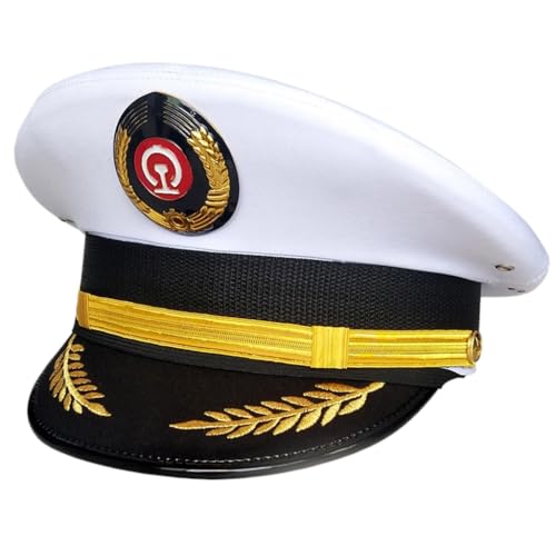 LEIDJGUN Captain Halloween Party Captain Hut für Erwachsene Party Maskeraden Party Cosplay für Halloween Rollenspiel Kostüm LEIDJGUN Captain Halloween Party Captain Hut für Erwachsene Party Maskeraden Party Cosplay für Halloween Rollenspiel Kostüm von LEIDJGUN