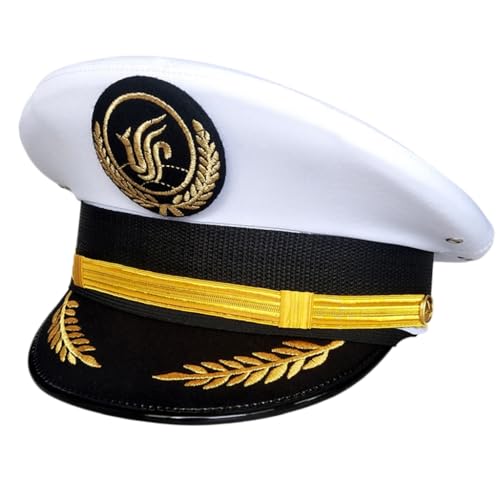 LEIDJGUN Captain Halloween Party Captain Hut für Erwachsene Party Maskeraden Party Cosplay für Halloween Rollenspiel Kostüm LEIDJGUN Captain Halloween Party Captain Hut für Erwachsene Party Maskeraden Party Cosplay für Halloween Rollenspiel Kostüm von LEIDJGUN