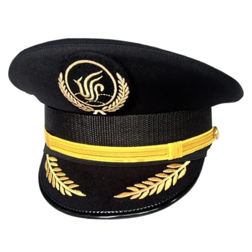LEIDJGUN Captain Halloween Party Captain Hut für Erwachsene Party Maskeraden Party Cosplay für Halloween Rollenspiel Kostüm LEIDJGUN Captain Halloween Party Captain Hut für Erwachsene Party Maskeraden Party Cosplay für Halloween Rollenspiel Kostüm von LEIDJGUN