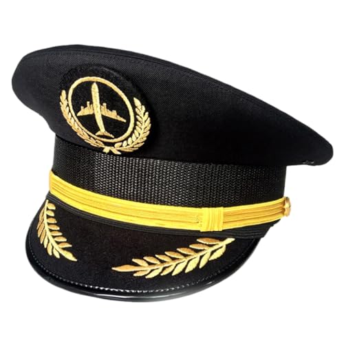 LEIDJGUN Captain Halloween Party Captain Hut für Erwachsene Party Maskeraden Party Cosplay für Halloween Rollenspiel Kostüm LEIDJGUN Captain Halloween Party Captain Hut für Erwachsene Party Maskeraden Party Cosplay für Halloween Rollenspiel Kostüm von LEIDJGUN