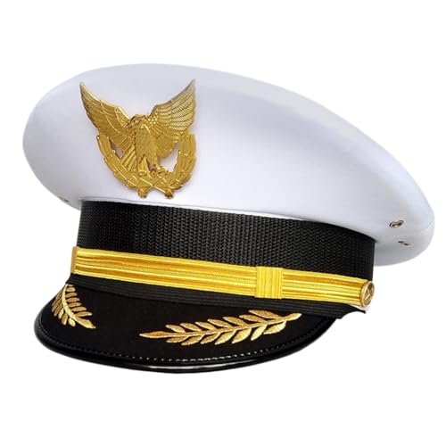 LEIDJGUN Captain Halloween Party Captain Hut für Erwachsene Party Maskeraden Party Cosplay für Halloween Rollenspiel Kostüm LEIDJGUN Captain Halloween Party Captain Hut für Erwachsene Party Maskeraden Party Cosplay für Halloween Rollenspiel Kostüm von LEIDJGUN