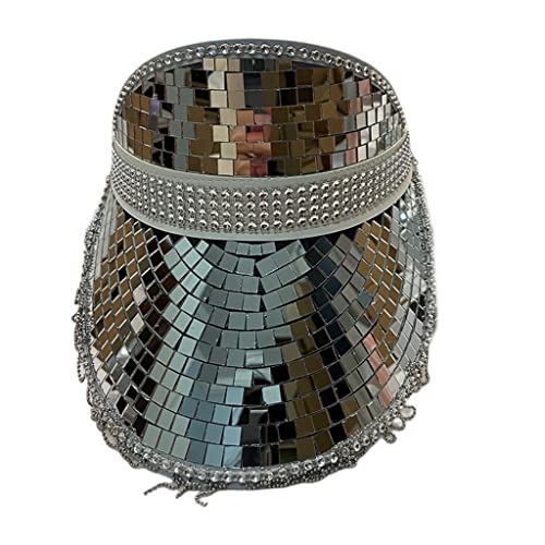 LEIDJGUN Coole Mütze Glinting verspiegelt Hut für Karneval Musikfestival LEIDJGUN Coole Mütze Glinting verspiegelt Hut für Karneval Musikfestival von LEIDJGUN