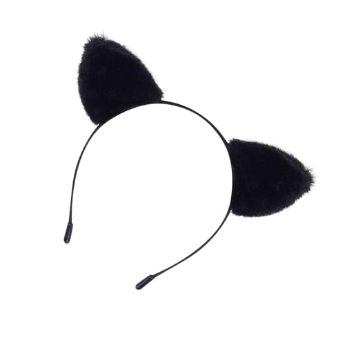 LEIDJGUN Cosplay-Requisiten für Katzen, Stirnband, Katzen, Cosplay, Dekoration, Kostümzubehör für Kinder, Erwachsene, Festival, Plüschverzierung von LEIDJGUN