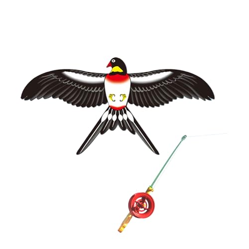 LEIDJGUN Dynamic Wing Kites Mit Fischereistableitungslinie Dynamische Drachen Kites Fliege Spielzeug Für Kinder Easy Fly Outdoor Toy von LEIDJGUN