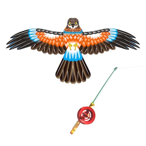 LEIDJGUN Dynamic Wing Kites Mit Fischereistableitungslinie Dynamische Drachen Kites Fliege Spielzeug Für Kinder Easy Fly Outdoor Toy von LEIDJGUN