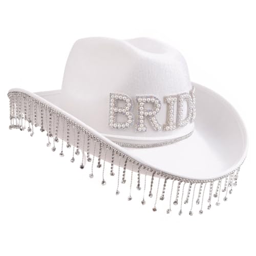 LEIDJGUN Fransenhut mit Brautbrief, Cosplay, Hochzeit von LEIDJGUN