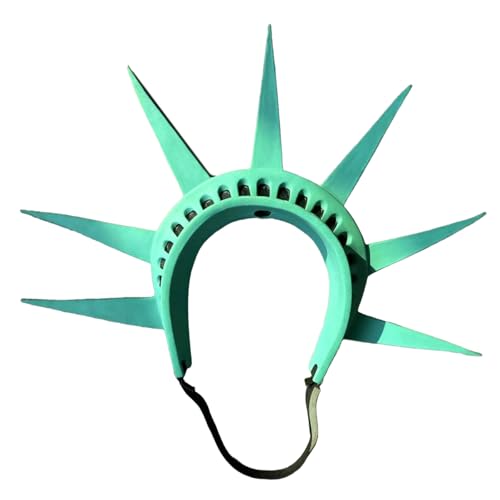 LEIDJGUN Freiheitsstatue Stirnband, Taschenlampe, Requisiten, Kostümzubehör, Halloween-Kostüm, Cosplay-Outfit für Damen LEIDJGUN Freiheitsstatue Stirnband, Taschenlampe, Requisiten, Kostümzubehör, Halloween-Kostüm, Cosplay-Outfit für Damen von LEIDJGUN