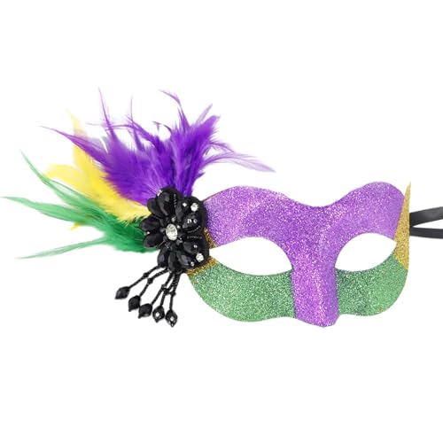 LEIDJGUN Gefiederte Halloween-Party, Venezianerade, Halbgesicht, Abendbälle, für Damen und Herren LEIDJGUN Gefiederte Halloween-Party, Venezianerade, Halbgesicht, Abendbälle, für Damen und Herren von LEIDJGUN