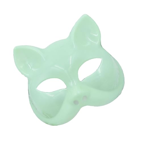 LEIDJGUN Glühende Katzen Gesichtsmaske Maskerade Maske Halloween Kostümmaske Für Frauen Männer Cosplay Masquerade Halloween Dress Up Maske von LEIDJGUN
