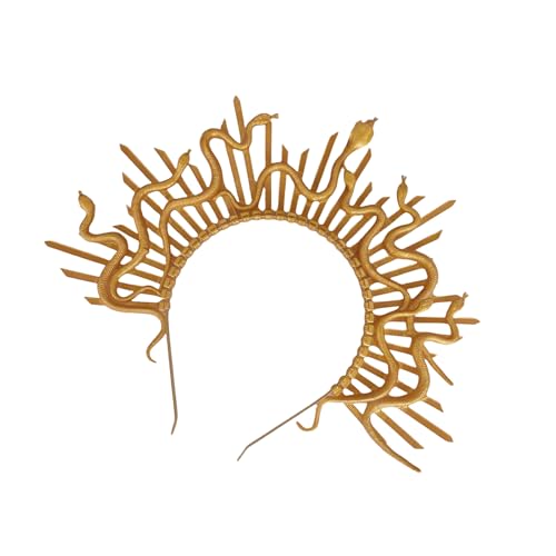 LEIDJGUN Göttinnen Inspirieren Medusas Crowns Snake Stirnband Accessoire Für Themenpartys Und Cosplay Event Casual Wear LEIDJGUN Göttinnen Inspirieren Medusas Crowns Snake Stirnband Accessoire Für Themenpartys Und Cosplay Event Casual Wear von LEIDJGUN