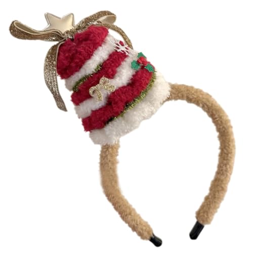 LEIDJGUN Haarreif mit Weihnachtsmotiv, Festival-Requisiten, Plüschbär, saisonales Haarband, Urlaubsrequisiten, Weihnachtsfeiertags-Kopfbedeckung LEIDJGUN Haarreif mit Weihnachtsmotiv, Festival-Requisiten, Plüschbär, saisonales Haarband, Urlaubsrequisiten, Weihnachtsfeiertags-Kopfbedeckung von LEIDJGUN