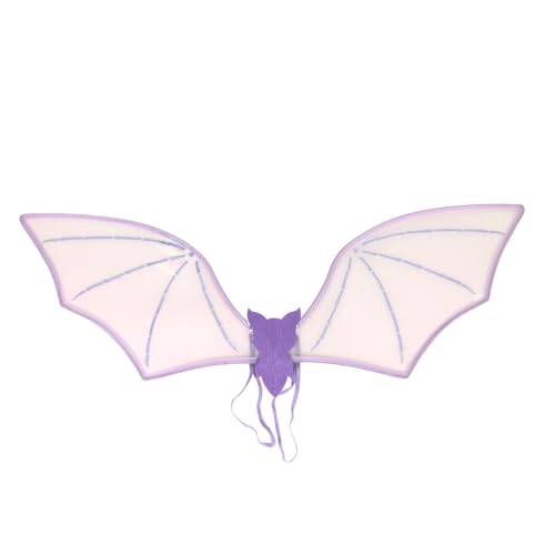 LEIDJGUN Halloween-Fledermausflügel-Kostüm für Damen und Mädchen, Halloween-Flügel-Kostüm, Kinder-Fledermaus-Kostüm, Zubehör für Maskeraden LEIDJGUN Halloween-Fledermausflügel-Kostüm für Damen und Mädchen, Halloween-Flügel-Kostüm, Kinder-Fledermaus-Kostüm, Zubehör für Maskeraden von LEIDJGUN